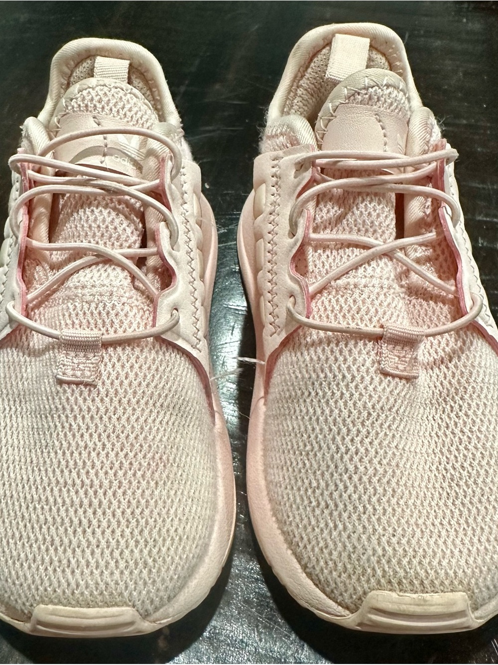 Adidas X_PLR J Athletic Sneakers Mesh Ice Pink Girls Sz 8K Toddler